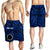 Cook Island Personalised Men's Short - Seal With Polynesian Tattoo Style ( Blue) - Polynesian Pride