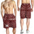 Samoa Personalised Men's Short - Samoa Seal In Polynesian Tattoo Style (Red) - Polynesian Pride