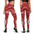 Tahiti Personalised Women's Legging - Tahiti Seal In Polynesian Tattoo Style (Red) - Polynesian Pride