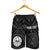 Tahiti Personalised Men's Short - Tahiti Seal In Polynesian Tattoo Style (Black) - Polynesian Pride