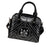 Fiji Personalised Shoulder Handbag - Fiji Seal With Polynesian Tattoo Style ( Black) - Polynesian Pride