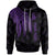 Wallis and Futuna Custom Hoodie Polynesian Wings Purple Unisex Purple - Polynesian Pride