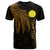 Palau Polynesian Custom T Shirt Polynesian Wings (Golden) Unisex Golden - Polynesian Pride