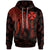 Wallis and Futuna Custom Hoodie Polynesian Wings Red Unisex Red - Polynesian Pride