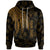 Niue Custom Hoodie Polynesian Wings (Golden) Unisex Golden - Polynesian Pride