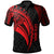 Tahiti Custom Polo Shirt Polynesian Tahiti Seal Unisex Red - Polynesian Pride