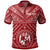 Tonga Custom Polo Shirt Tonga Seal With Polynesian Tattoo Style (Red) Unisex Red - Polynesian Pride