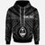 Guam Custom Hoodie Guam Seal With Polynesian Tattoo Style (Black) Unisex Black - Polynesian Pride