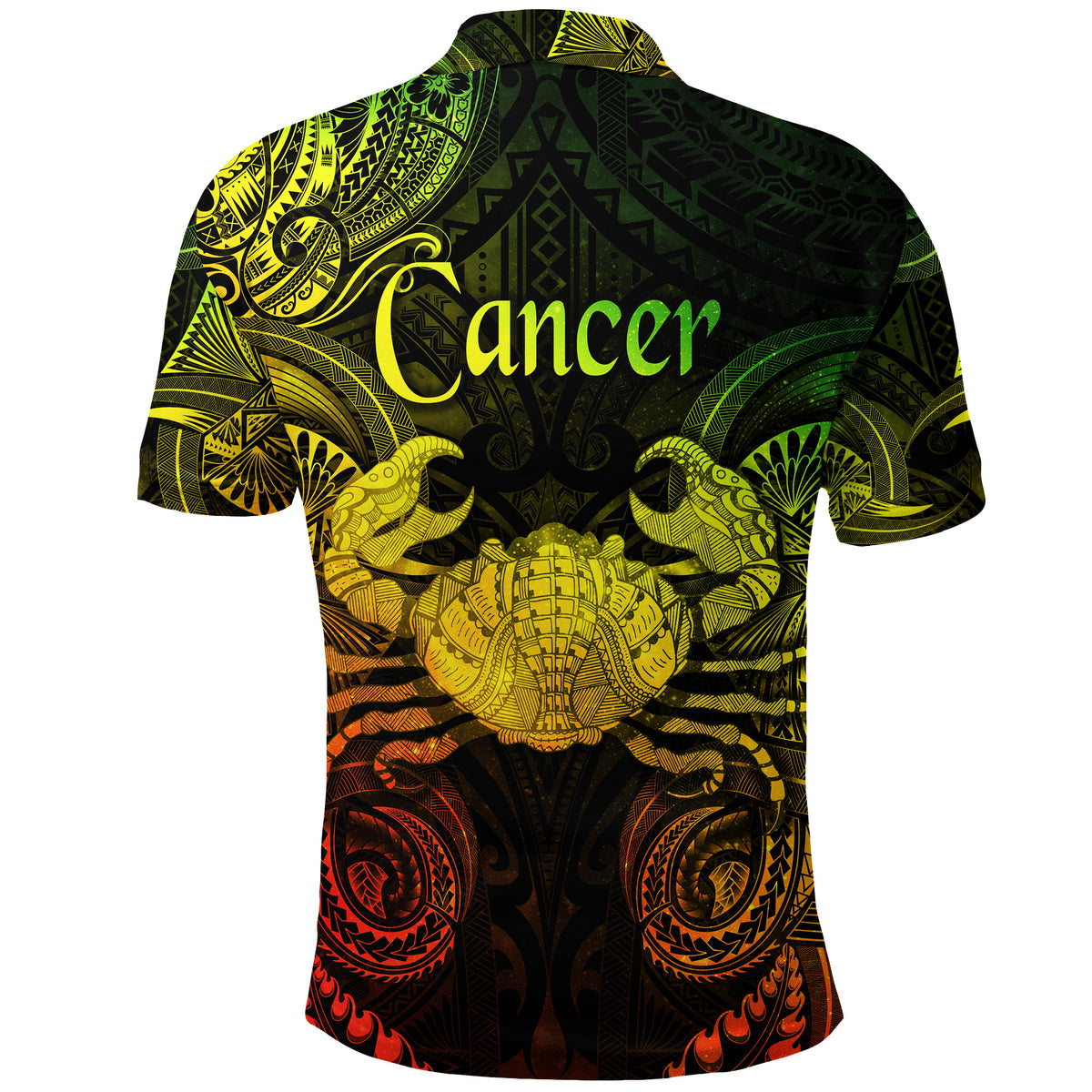 Cancer Zodiac Polynesian Polo Shirt Unique Style Reggae LT8 - Polynesian Pride
