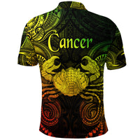 Cancer Zodiac Polynesian Polo Shirt Unique Style Reggae LT8 - Polynesian Pride