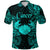 Custom Cancer Zodiac Polynesian Polo Shirt Unique Style Turquoise LT8 - Polynesian Pride