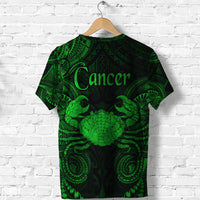 Cancer Zodiac Polynesian T Shirt Unique Style Green LT8 - Polynesian Pride