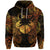 Cancer Zodiac Polynesian Zip Hoodie Unique Style Gold LT8 Gold - Polynesian Pride