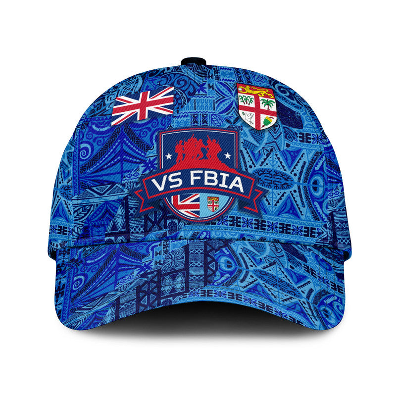 Fiji Day Classic Cap VS FBIA Original Style NO.2 LT8 Classic Cap Universal Fit Blue - Polynesian Pride
