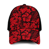 Aloha Hawaii Flowers Summer Classic Cap LT6 Classic Cap Universal Fit Red - Polynesian Pride