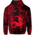 Custom Capricorn Zodiac Polynesian Hoodie Unique Style Red LT8 - Polynesian Pride