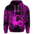 Custom Capricorn Zodiac Polynesian Hoodie Unique Style Pink LT8 - Polynesian Pride