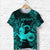 Custom Capricorn Zodiac Polynesian T Shirt Unique Style Turquoise LT8 - Polynesian Pride