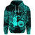 Custom Capricorn Zodiac Polynesian Zip Hoodie Unique Style Turquoise LT8 - Polynesian Pride