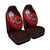 Guam Cae Seat Covers - Polynesian Hook And Hibiscus (Red) - Polynesian Pride