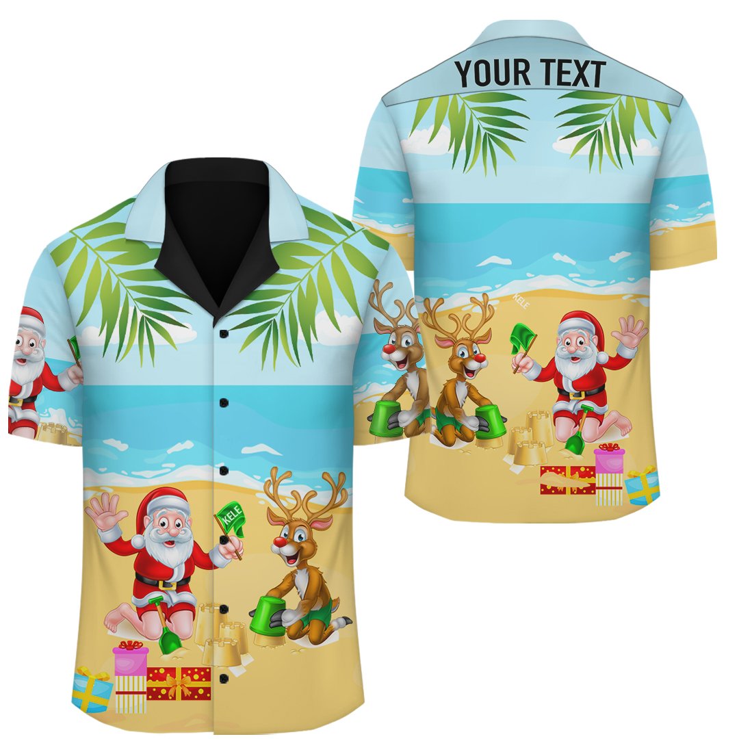 Hawaiian Santa Clau Mele Kalikimaka Shirt - Santa Style - AH Unisex Pastel - Polynesian Pride