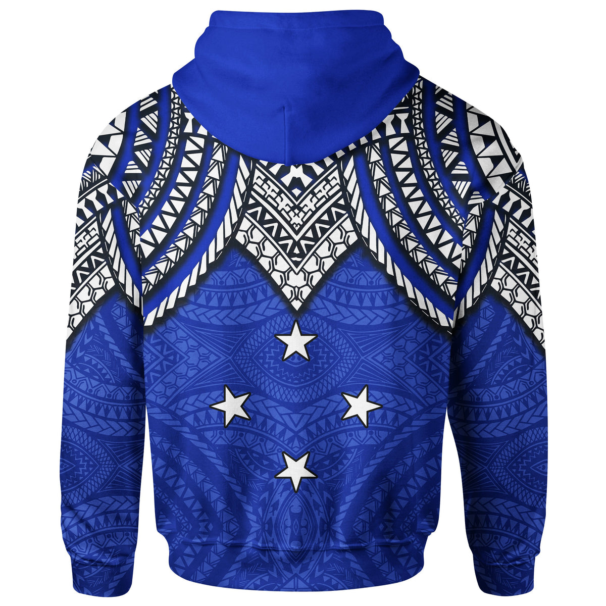 Chuuk Hoodie Micronesian Pattern Armor Style - Polynesian Pride