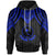 Chuuk Custom Hoodie Polynesian Armor Style Blue Unisex Blue - Polynesian Pride