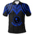 Chuuk Custom Polo Shirt Polynesian Armor Style Blue Unisex Blue - Polynesian Pride