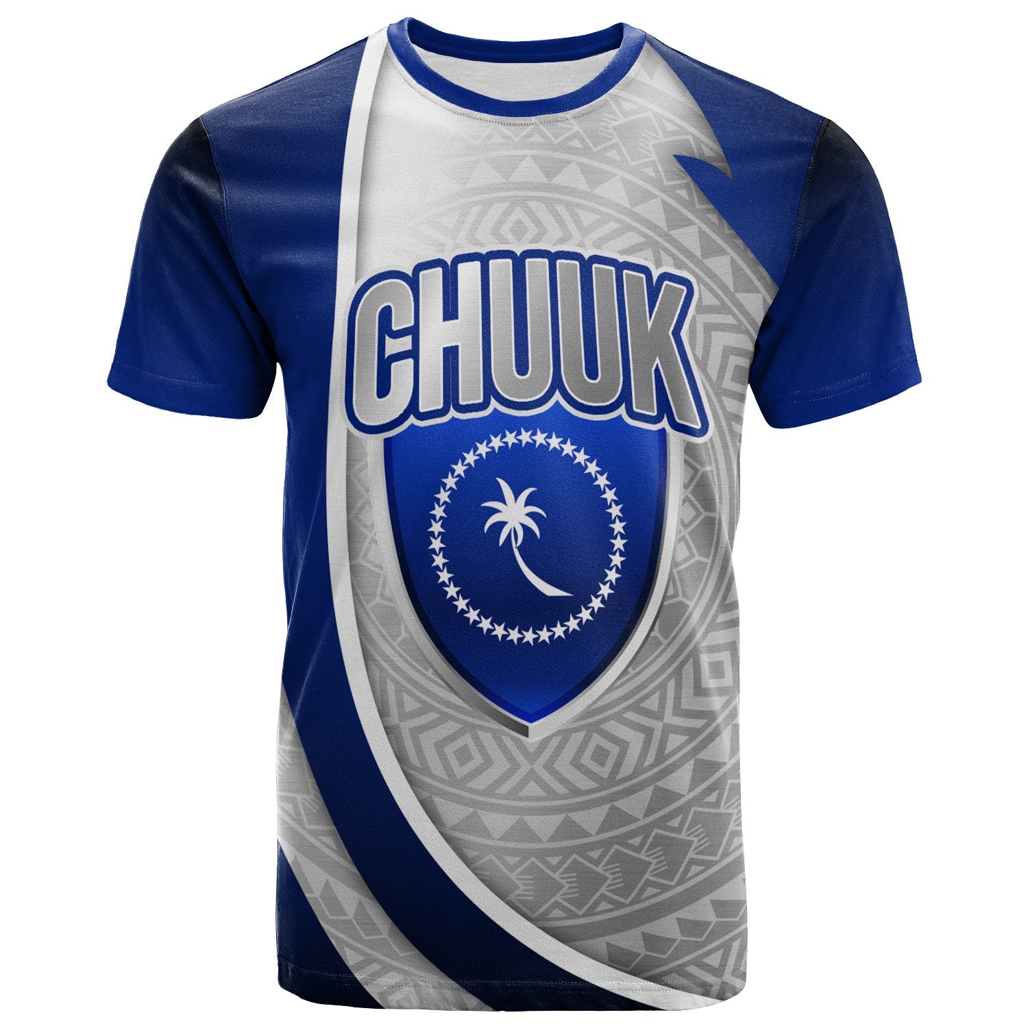 Chuuk T Shirt Chuuk Pride Unisex Blue - Polynesian Pride