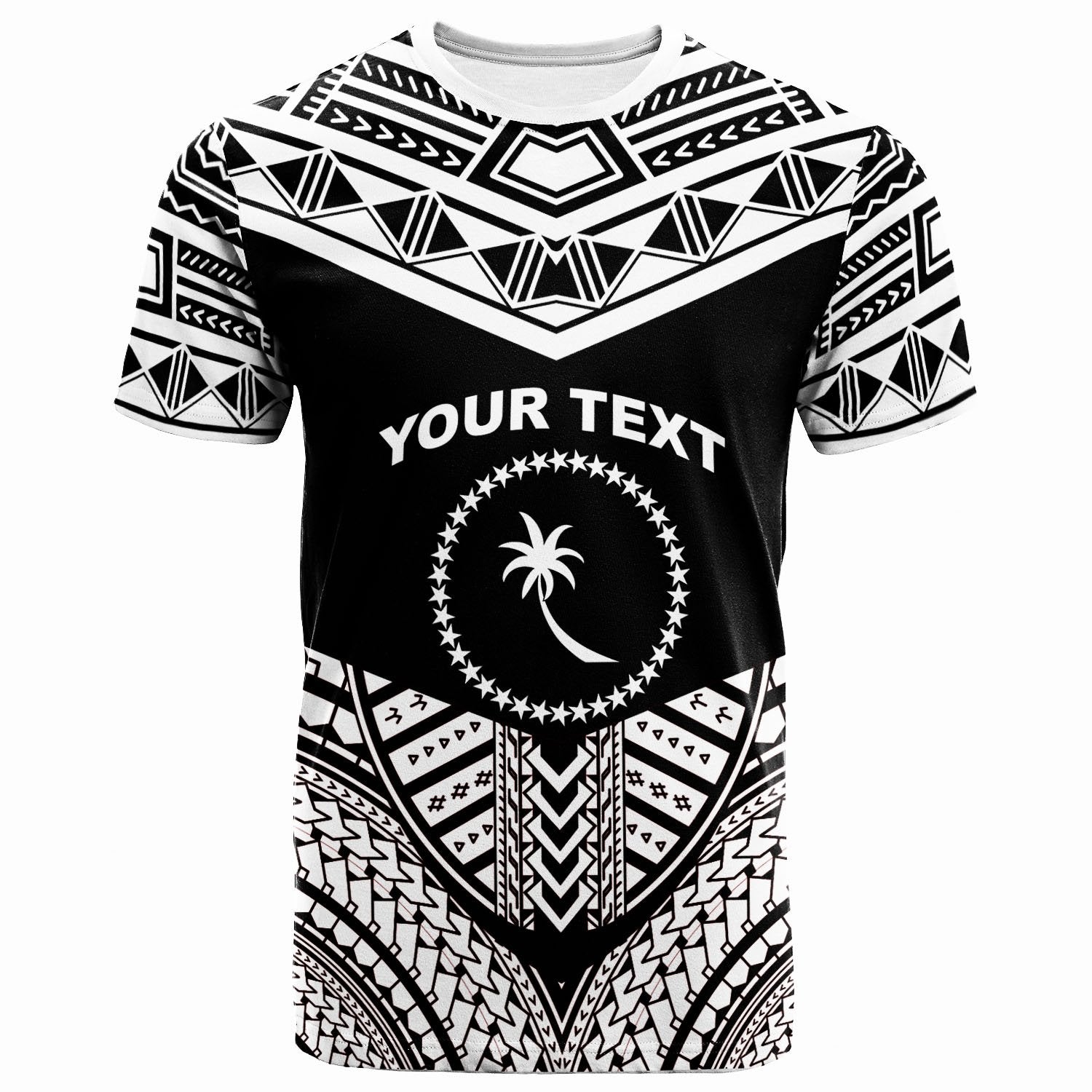 Chuuk Custom T Shirt Tribal Pattern Cool Style White Color Unisex White - Polynesian Pride