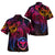 Hawaii Polynesian Matching Dress and Hawaiian Shirt Floral Patterns Rainbow Style - Polynesian Pride