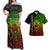 American Samoa Matching Dress and Hawaiian Shirt Polynesian Rocket Style Reggae - Polynesian Pride