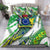 Cook Islands Bedding Set Artsy Style - White LT9 - Polynesian Pride