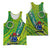 Cook Islands Men Tank Top Artsy Style - Green LT9 Green - Polynesian Pride