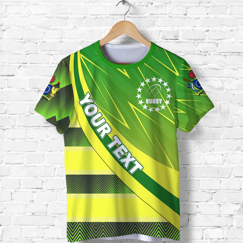 Custom Cook Islands T Shirt Victorian Vibes Unisex Green - Polynesian Pride