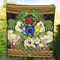 Cook Islands Premium Quilt - Polynesian Gold Patterns Collection - Polynesian Pride