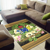 Cook Islands Area Rug - Polynesian Gold Patterns Collection - Polynesian Pride