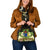 Cook Islands Shoulder Handbag - Polynesian Gold Patterns Collection - Polynesian Pride