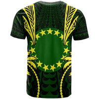 Cook Islands T Shirt Blood Runs Through My Veins Style Flag - Polynesian Pride