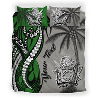 Cook Islands Custom Personalized Bedding Set - Classical Coconut Tree - Polynesian Pride