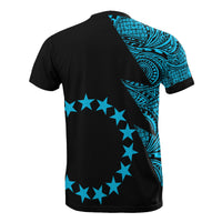 Cook Islands T Shirt Polynesian Pattern Neon Flash Style - Polynesian Pride