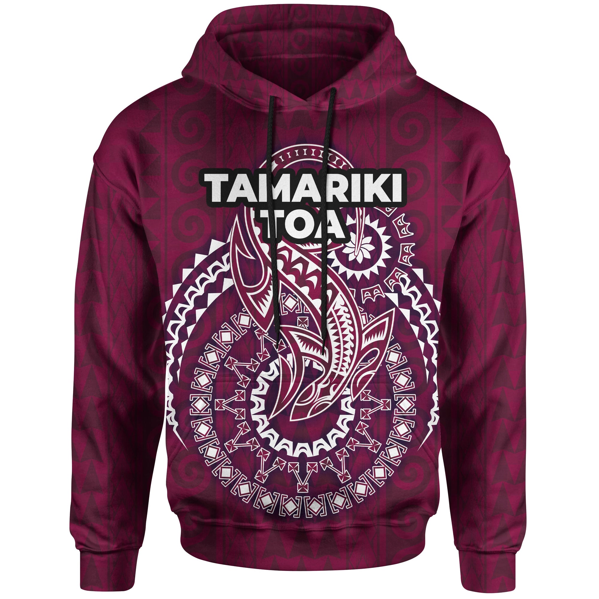 Cook Islands Tamariki Toa Hoodie Unisex Purple - Polynesian Pride