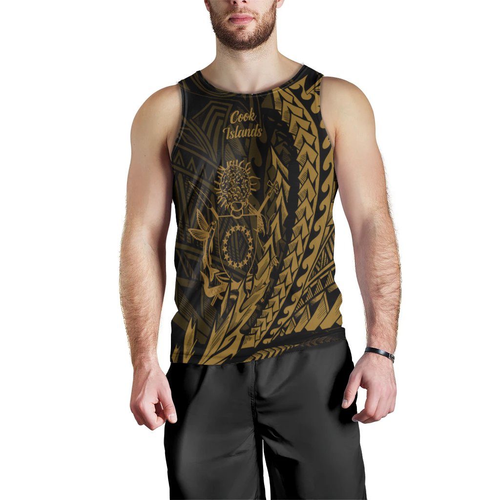 Cook Islands Men's Tank Top - Wings Style - Polynesian Pride