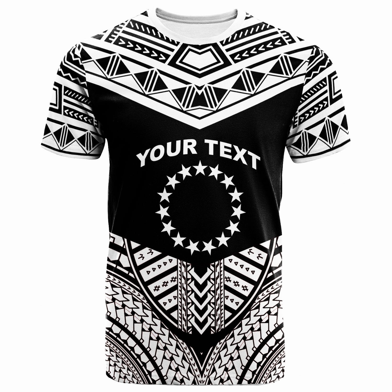 Cook Islands Custom T Shirt Tribal Pattern Cool Style White Color Unisex White - Polynesian Pride