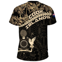 Cook islands T Shirt Golden Coconut 01 - Polynesian Pride
