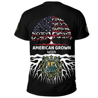 Cook Islands T Shirt American Roots - Polynesian Pride