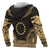 Cook Islands Polynesian Chief Custom Hoodie Gold Version - Polynesian Pride