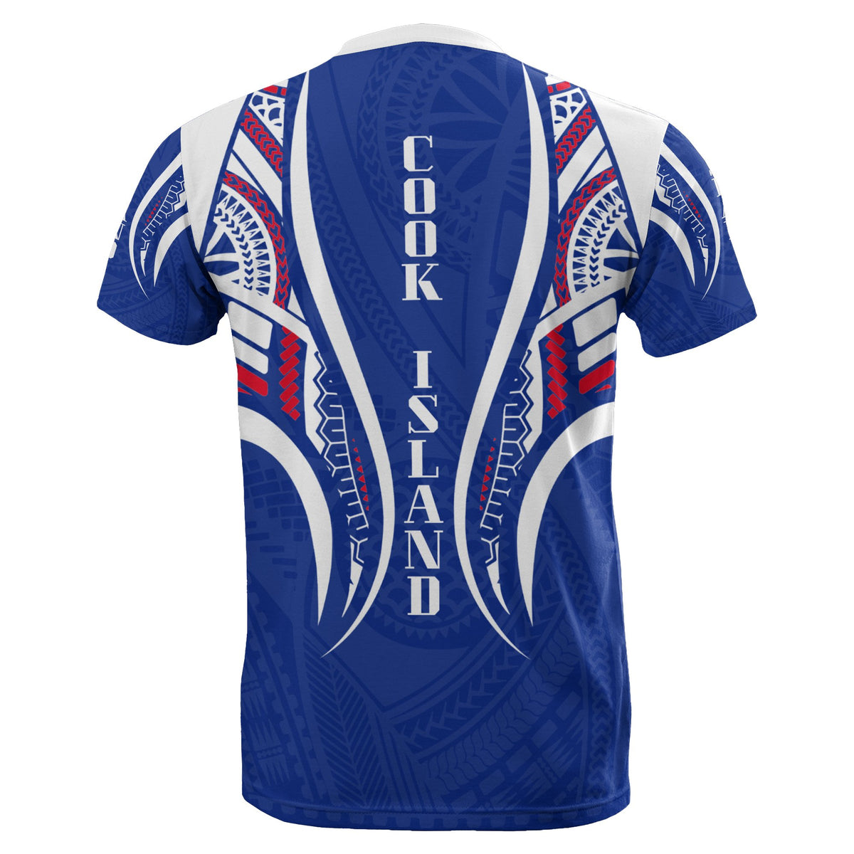 Cook Island T Shirt Cook Island Coat of Arms Polynesian Stylized - Polynesian Pride