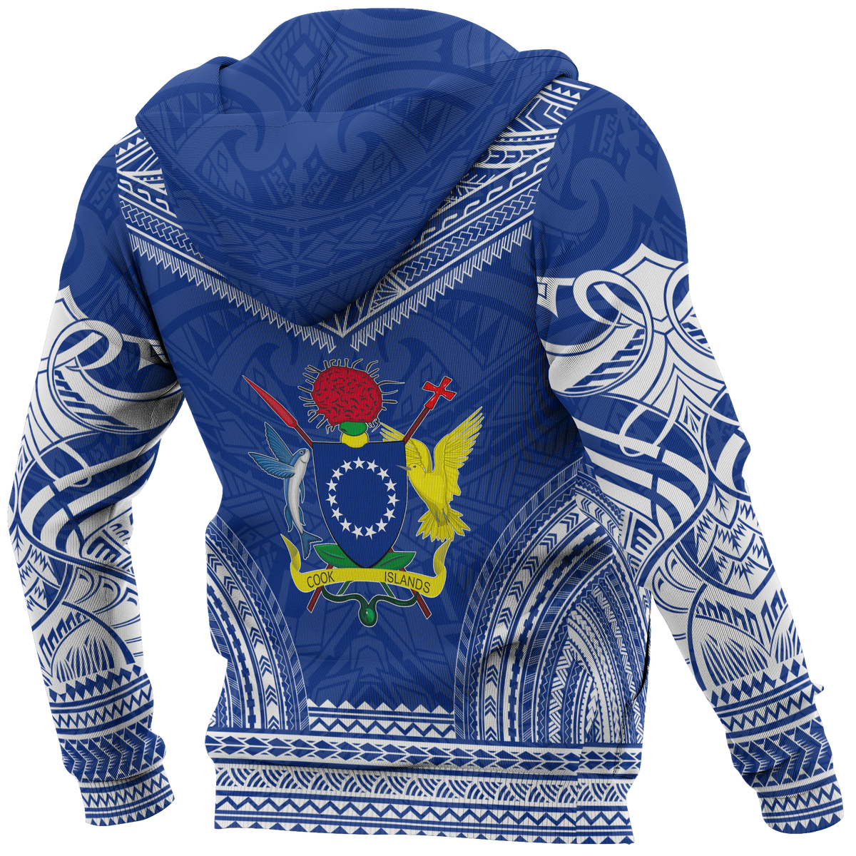 Cook Islands Polynesian Chief Hoodie - Polynesian Pride