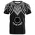 Cook Islands Custom T Shirt Polynesian Armor Style Black Unisex Black - Polynesian Pride